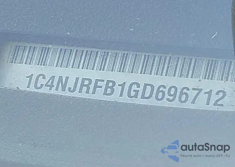 2016 Jeep Patriot High Altitude Edition z USA, uszkodzony, nr VIN 1C4NJRFB1GD696712